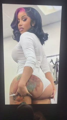 Blasting a Huge Load For Cardi B And Her Huge Ass