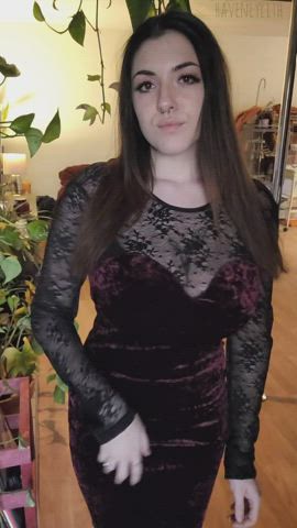 dark lace and big boobs
