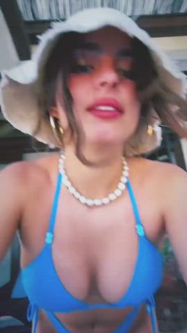 Babe Babes Bikini Celebrity Dancing Pretty Smile Tease TikTok clip