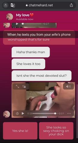 When he texts you from your wife's phone [Part 5]