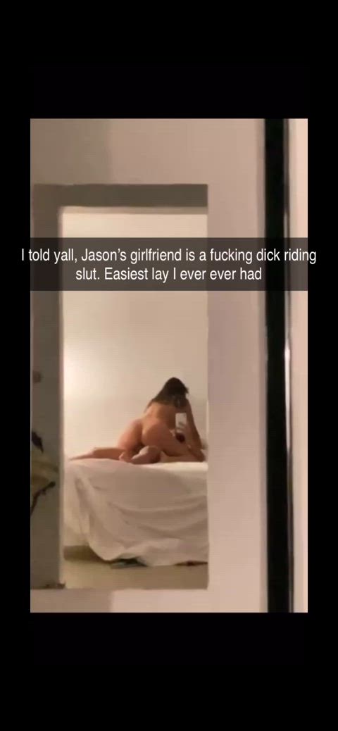 Showing how easy it was to fuck your roommates girlfriend 