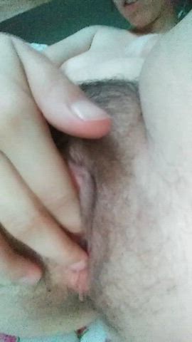 Clit Creamy Fingering Labia Masturbating Pubic Hair Pussy Pussy Lips Pussy Spread
