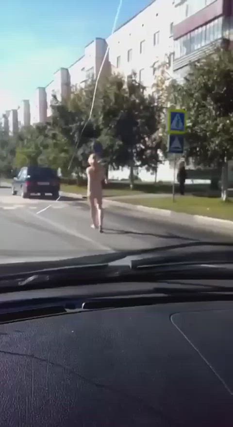 nude nudity public clip