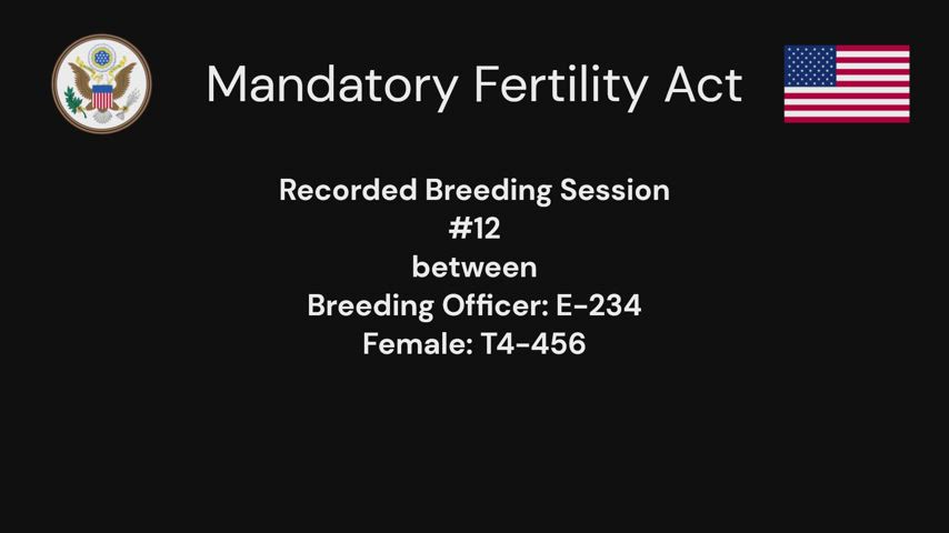 Mandatory Fertility Act: Fascist breeders should always remember to maintain their