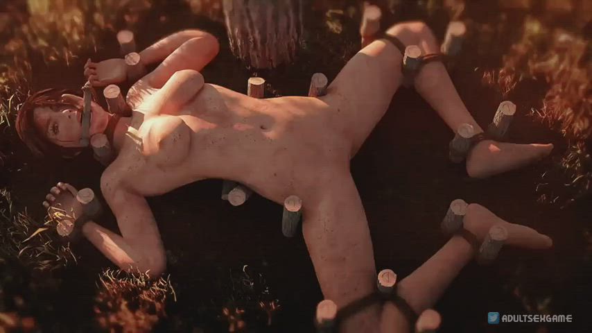 Lara Croft tied up and fucked (FatCat17, lerico213) [Tomb Raider]