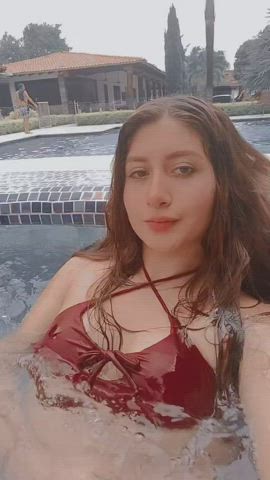 camgirl latina lingerie long hair natural tits small tits solo teen webcam clip