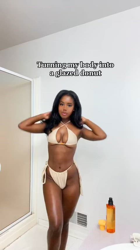 ass bikini ebony clip