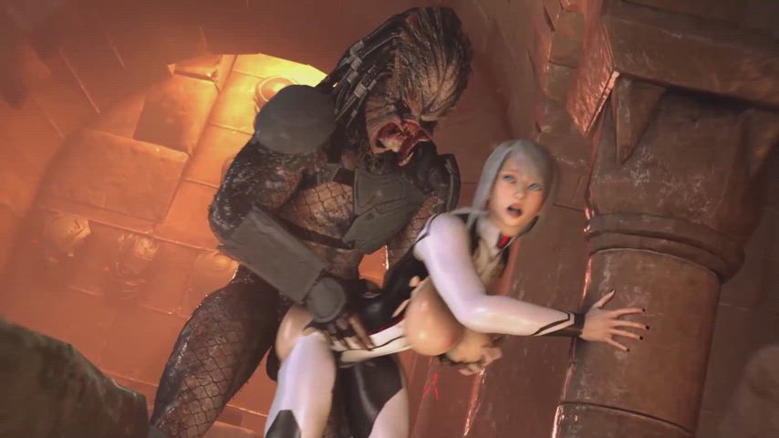 [F4M] Predator fucks horny Sarah Bryant in ass (zomox) [Dead or Alive]