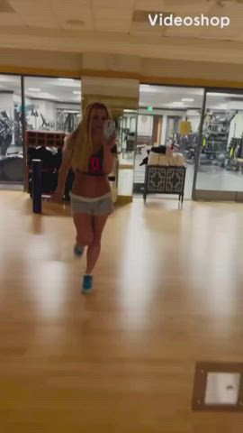 ass blonde britney spears celebrity dancing legs natural tits clip