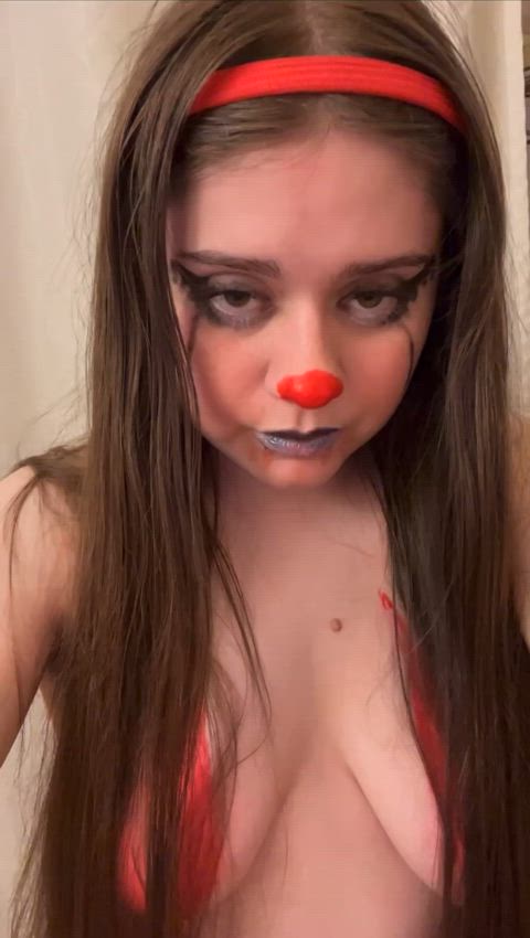 Can you make this clown girl smile again? 