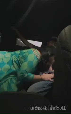 Indian woman let me fuck her in the back seat of a moving car