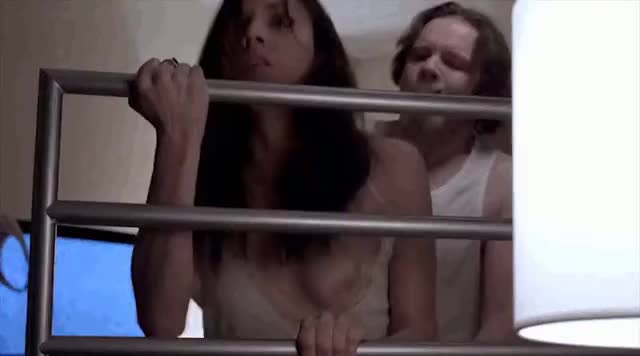 Aubrey Plaza's first nude scene, showing one of her boobs