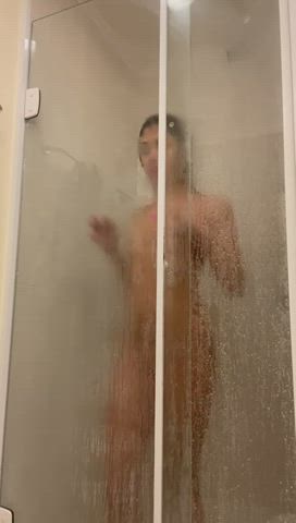 My big wet ass in the shower