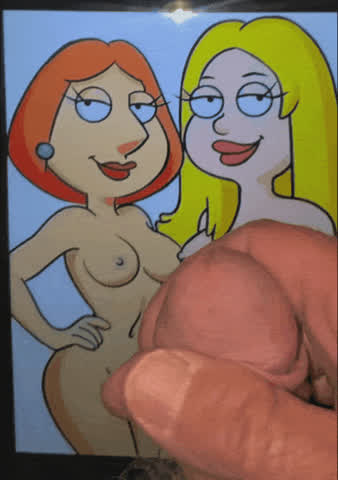 a morning wank for Lois Griffin and Francine Smith