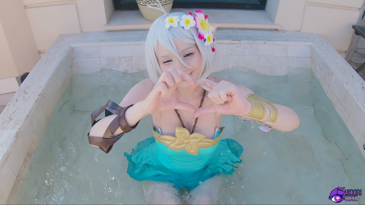 Have you seen my Kokkoro cosplay ero vid? Here's a taste , full version up on ManyVids