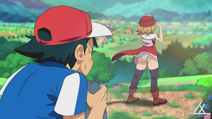 it started out as sight-seeing... (serena)[pokemon]