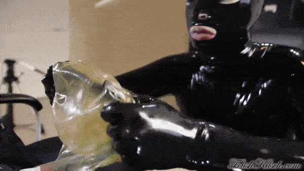 blowjob latex mask clip