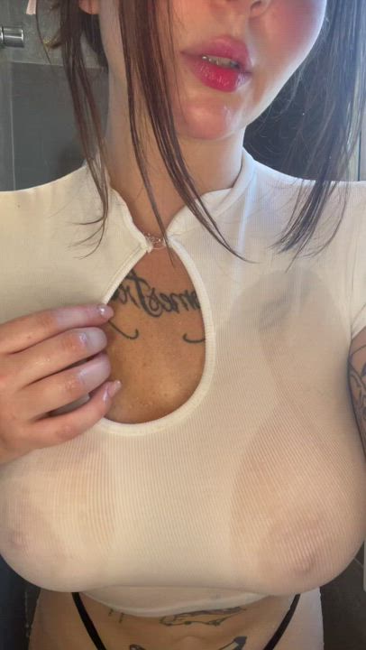 Body Fake Tits Tattoo clip