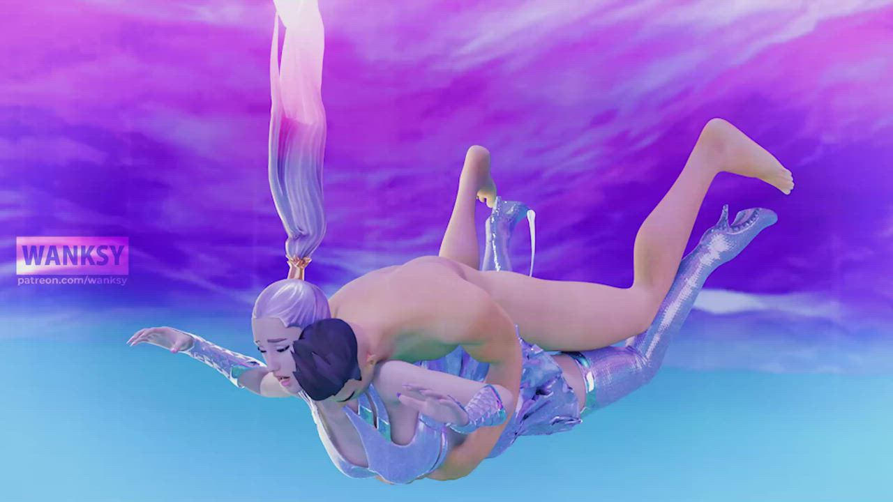 Fortnite Ariana falls into battle (wanksy)