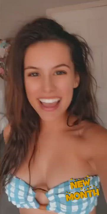Bikini Brunette Selfie clip