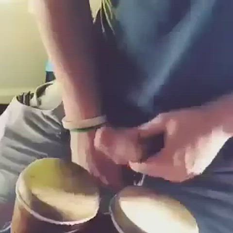 Playing The Bongos