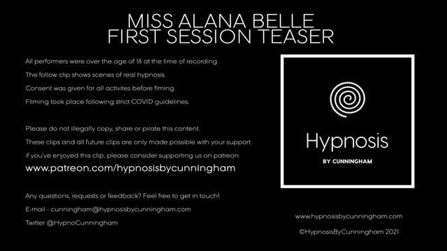Miss Alana Belle 1 - Teaser - Hypnosis by Cunningham