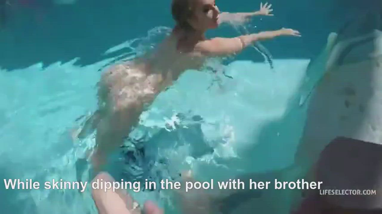 (B/S) Sister gets Naughty at the Pool