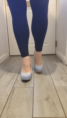 high heels legs tease clip