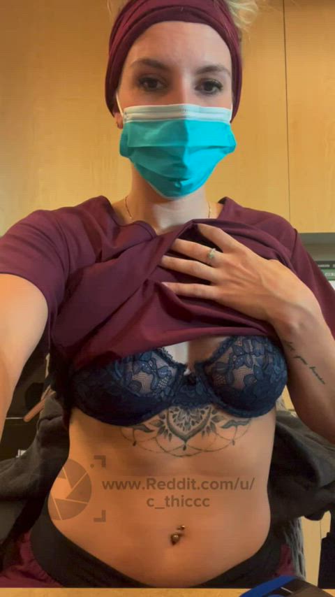 I love flashing my tits at work 😉 CO