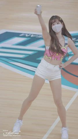 asian babe cheerleader cute korean model clip