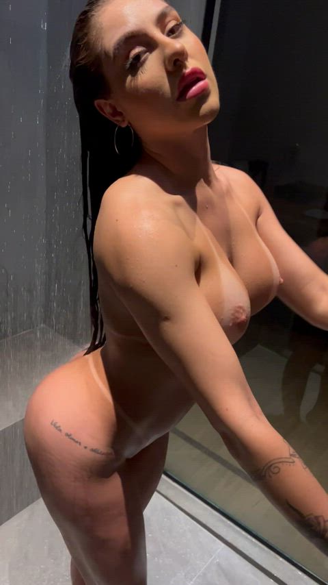 Fuck me in the shower but please cum inside... Can't waste any drop