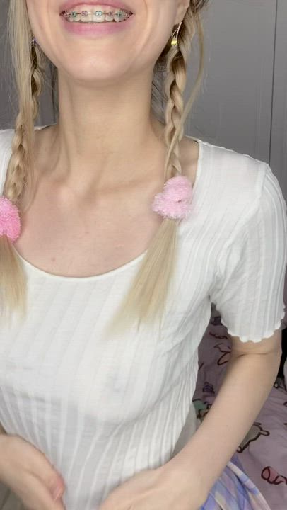 Braces Cute Pigtails clip