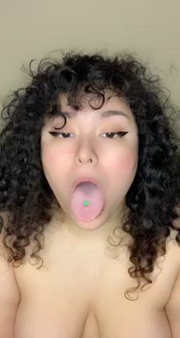 Ahegao Chubby Latina Pierced Piercing Thick Tits clip