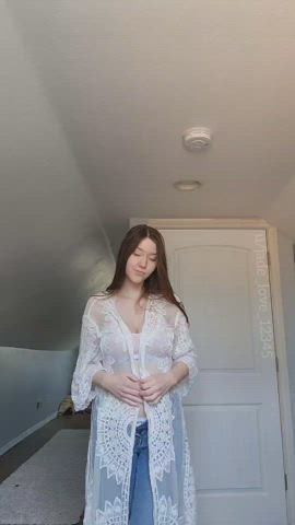 babe belly button brunette homemade milf mom natural natural tits pregnant clip