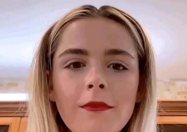 Kiernan Shipka when she pulls out your erection...