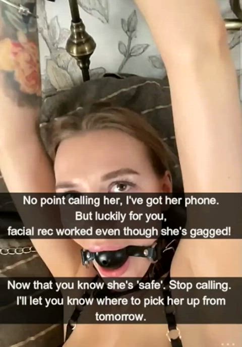 bondage collar collared tattooed clip