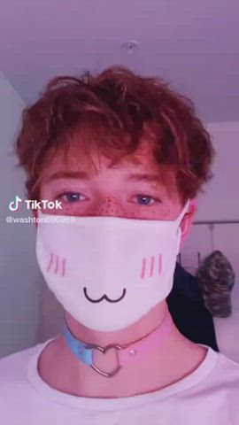 ahegao femboy gay tiktok twink clip