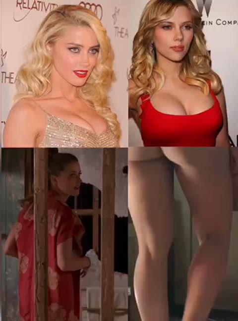 Scarlett Johansson or Amber Heard, which busty blonde bombshell do you think is better