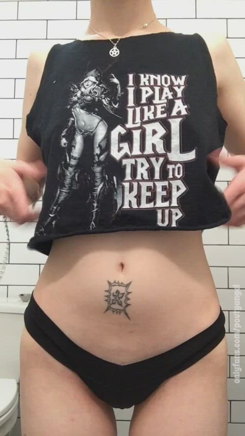 big ass nipple piercing small tits tattoo teen white girl clip