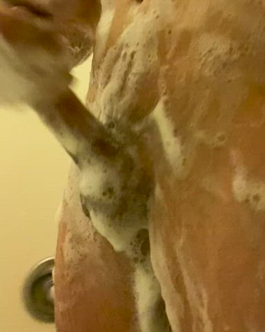bwc big dick bull shower soapy tease teasing clip