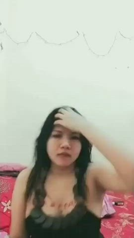 asian big tits blowjob hijab indonesian women clip