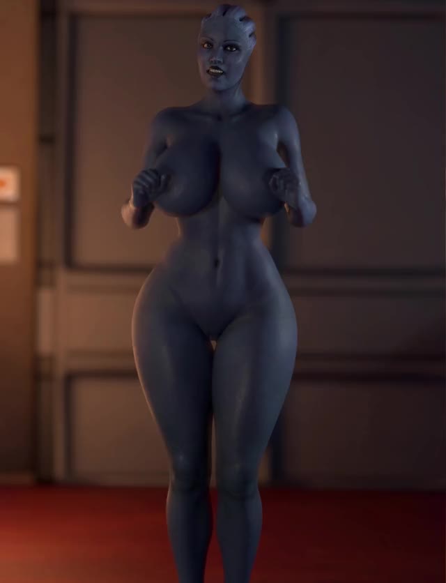 412256 - 3D Animated Asari Blender Liara T'Soni Mass Effect rigidsfm