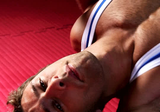 Gay Jock Stretching Wrestling clip