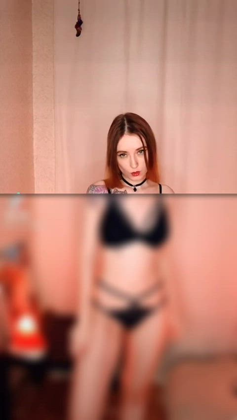 beta censored lingerie strip striptease clip