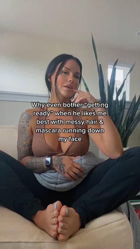 big tits boobs caption feet fetish fetish foot fetish pov tattoo tiktok tits feet