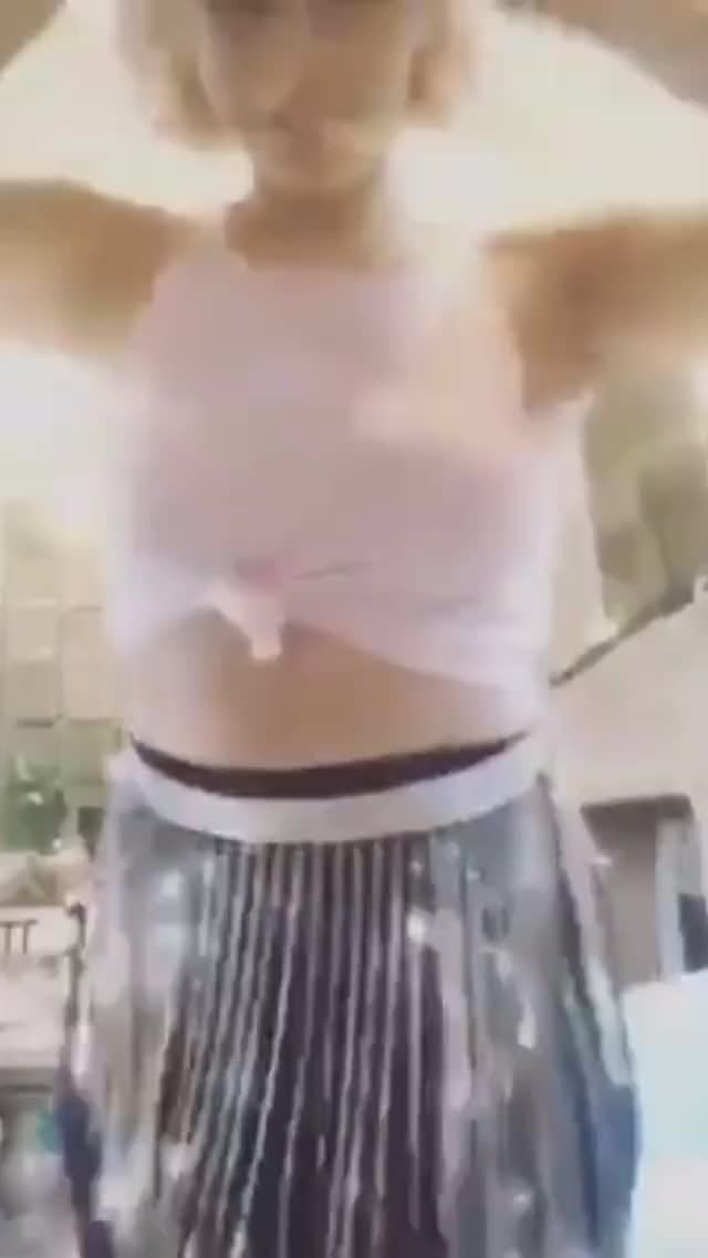 Curvy and Thick Bebe Rexha does sexy belly dance