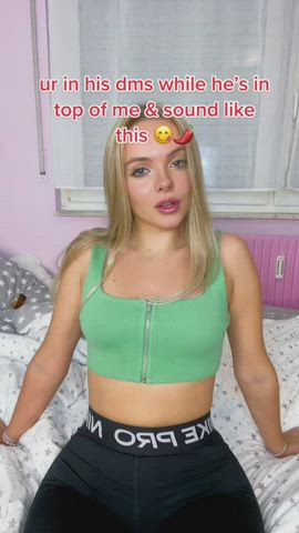 Blonde Cute OnlyFans Teen TikTok clip