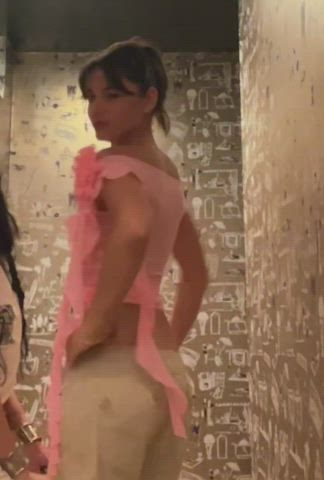 brunette celebrity see through clothing clip