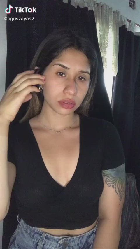 latina tongue fetish long tongue tongue clip