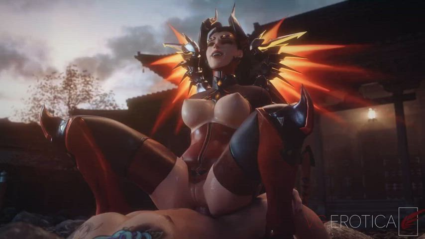 big ass big dick big tits hentai overwatch riding top topless clip